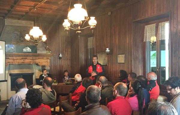 Casio e Cai Milano al rifugio Porta per presentare il Pro Trek PRW 3500