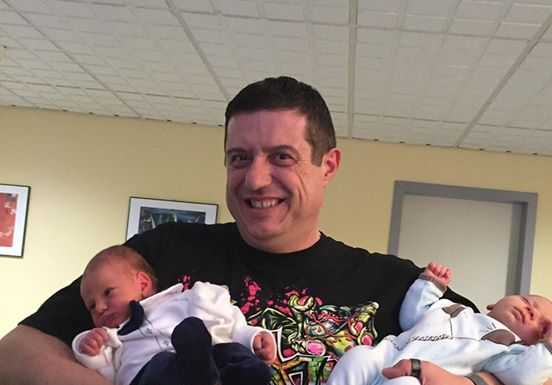 Dario Polvara, diventato papà e nonno in meno di due mesi