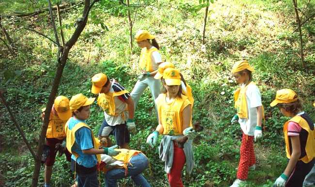 Calolzio: 600 ragazzi coinvolti per la Giornata del Verde pulito