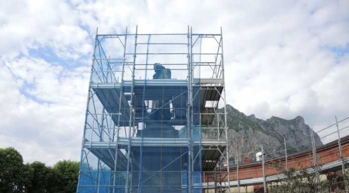 A metà maggio termina il restauro del monumento a Stoppani