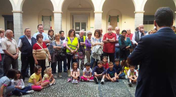 Festa per in Comune per i bimbi e i volontari del Piedibus
