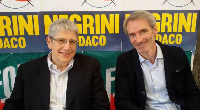 Mario Giordano a Lecco per Negrini, presenta il libro “Pesce cani”