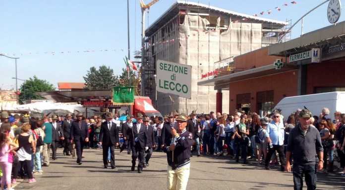 Anche gli alpini lecchesi all’adunata nazionale dell’Aquila