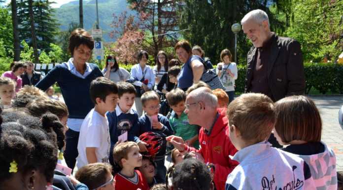 Educazione stradale, ultimo atto con i bimbi dell’asilo di Molina
