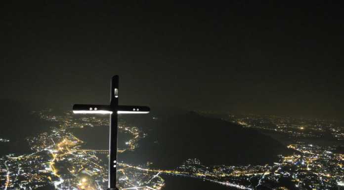 Il Crocione dal S. Martino illuminato tutti i giorni per Expo