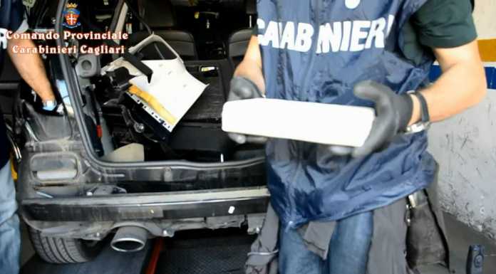 62enne di Valmadrera arrestato a Cagliari con 7 kg di coca