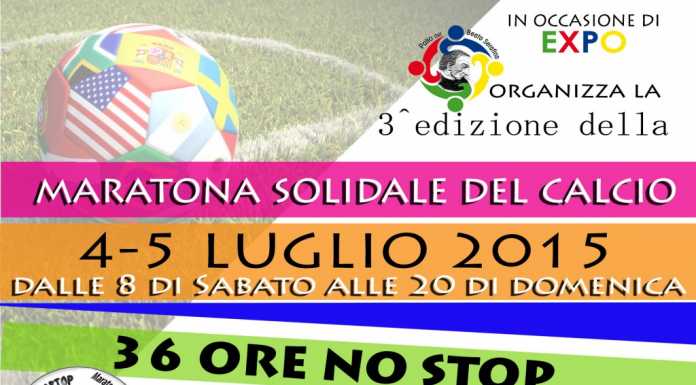 Lecco. La Maratona Benefica del Calcio scalda i motori