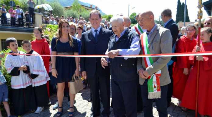 Lierna, inaugurata la Casa dell’anziano. Mantovani: “Date loro carezze”