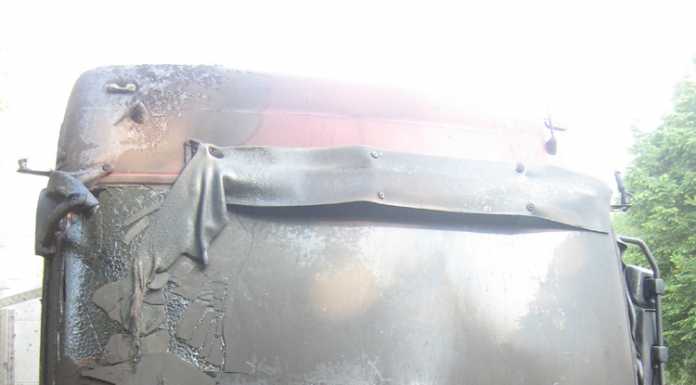 Galbiate: camion si incendia, le fiamme divorano la motrice