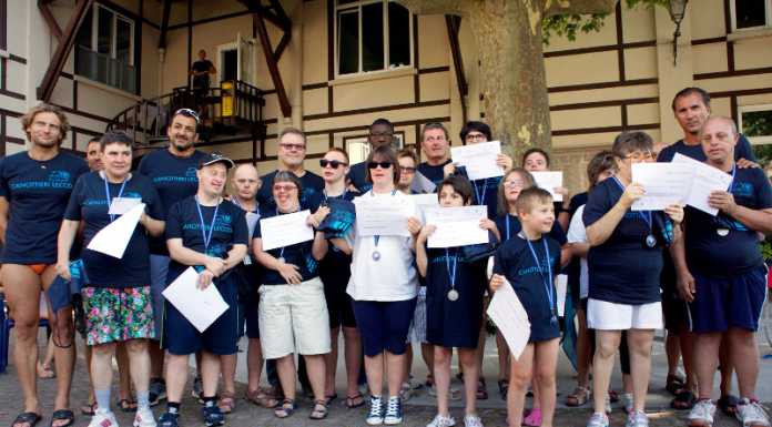 Grande partecipazione alle 6 ore di nuoto benefica targata Canottieri Lecco