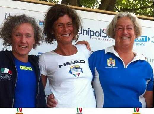 Bertassi e Airoldi, tre bronzi agli Italiani Master di nuoto a Riccione