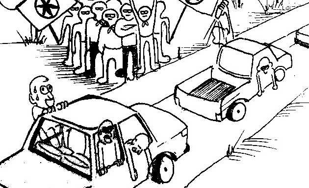 La vignetta di Giò dedicata ai lecchesi, profughi pure loro