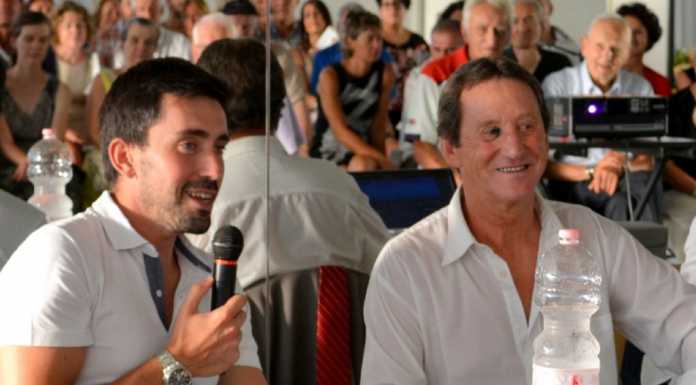 Festa a Mandello per i 70 anni di Callone, “caimano del Lario”