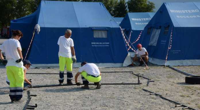Bione. Montate altre tre tende per accogliere i migranti