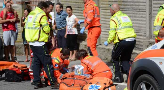 Cassago: brutta caduta per un ciclista, interviene l’elisoccorso