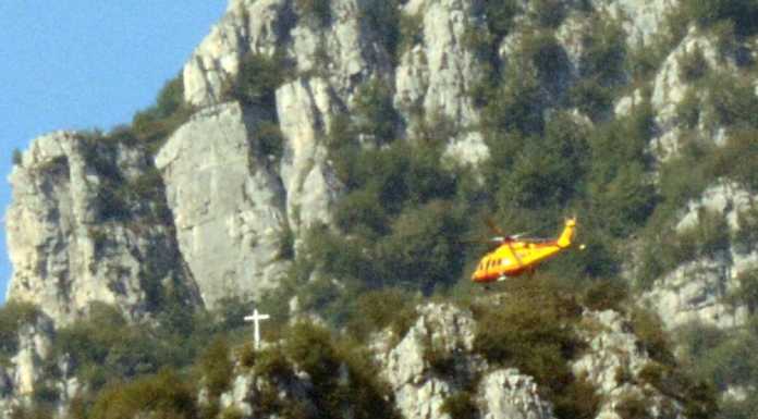 In quattro sfiniti sulla ferrata del Medale, soccorsi in elicottero