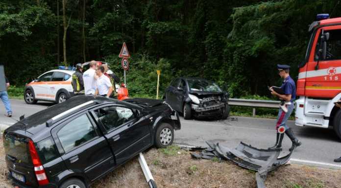 Pauroso incidente fuori Calolzio: tre feriti e traffico bloccato