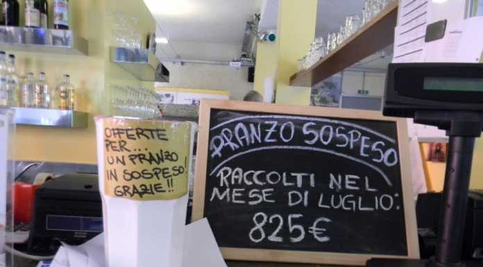 ABC: 270 pranzi offerti ai bisognosi da gennaio, 110 pasti calmierati