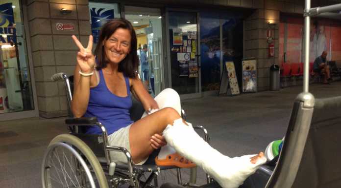 Sfortunato incidente per la Steppo: frattura multipla alla caviglia