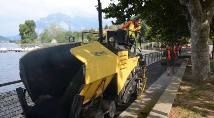 Vercurago: dopo oltre due anni, riprendono i lavori alla ciclabile