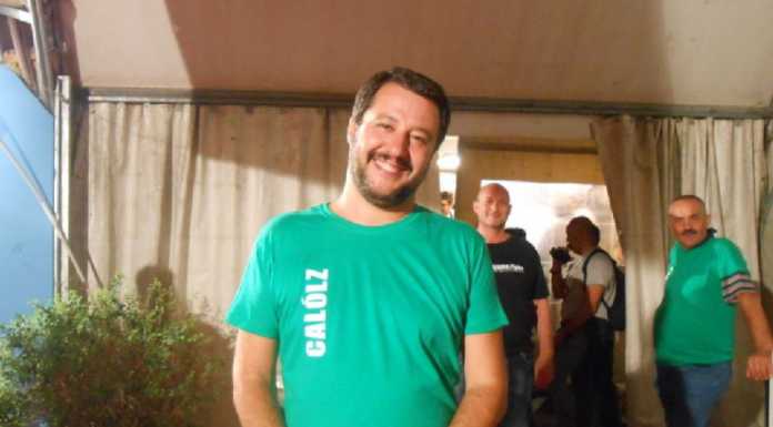 Salvini a Calolzio: “L’Africa in provincia di Lecco non ci sta!”