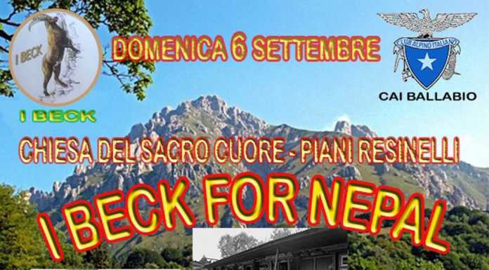 Ai Resinelli evento benefico dei Beck in favore del Nepal