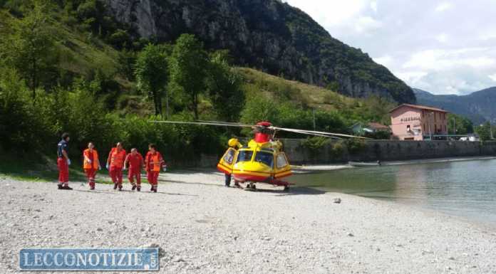 Moregallo: malore per un sub, elitrasportato in ospedale