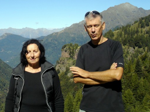 Pina Scarpa, Sindaco di Casargo, e Lello Bonelli,  Presidente del WWF Lecco
