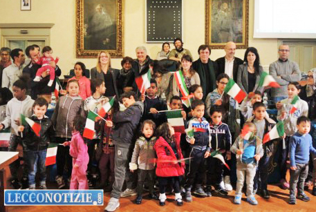 Nuovi piccoli lecchesi: consegnate le cittadinanze civiche