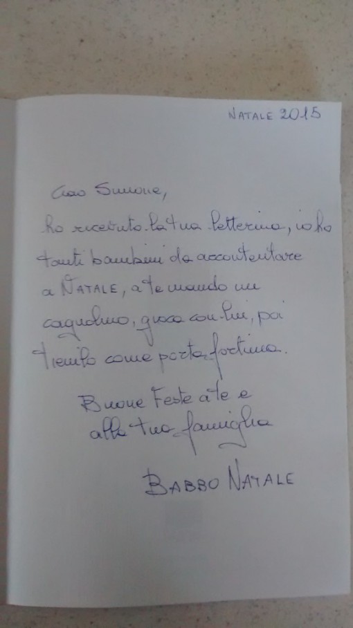 Mandello_lettera babbo natale simone2015