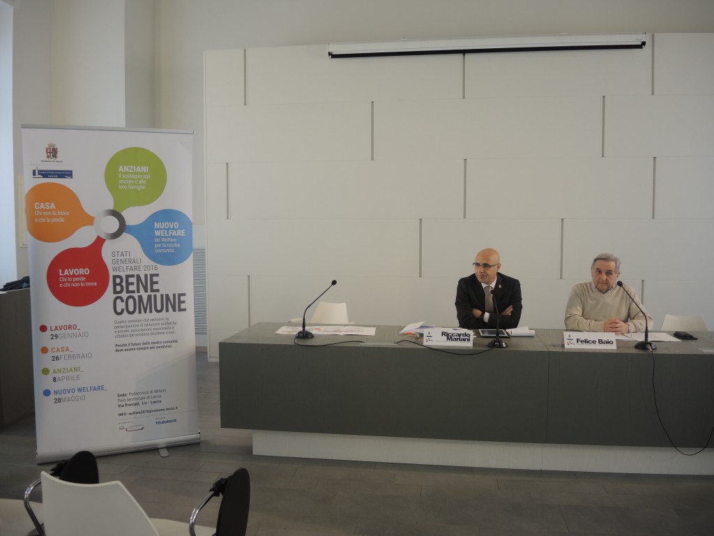 Bene Comune: a Lecco si riuniscono gli Stati Generali del Welfare