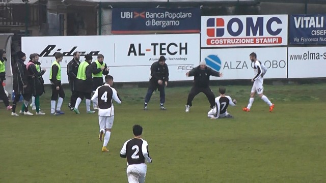 Olginatese: tre reti a Ciserano, gara chiusa già nel 1° tempo