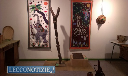 il "pezzo forte" della mostra, una scale Dogon