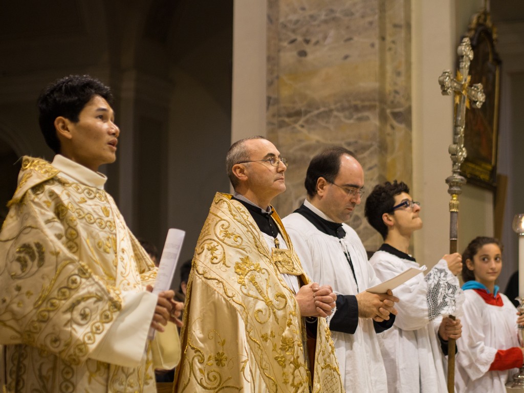 Ensemble Antiqua Laus per la messa in latino a San Giovanni