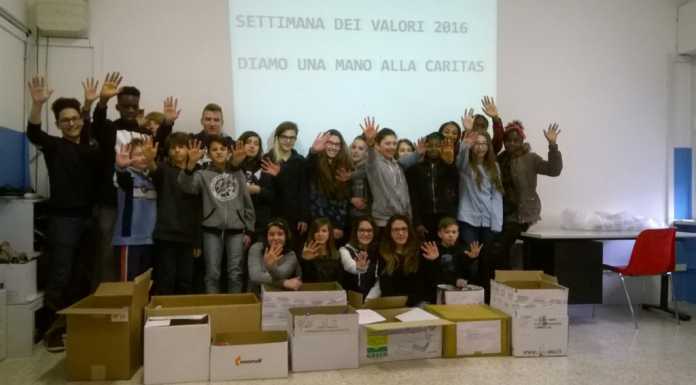Calolzio: l’istituto comprensivo dona cibo alla Caritas