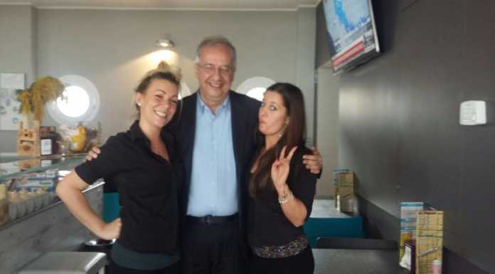 Pausa pranzo al D-Lake di Garlate per l’on. Walter Veltroni