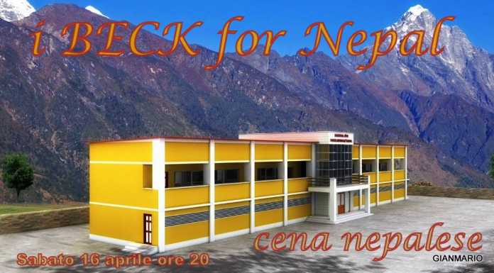 Una cena nepalese per raccogliere fondi: “Beck for Nepal”