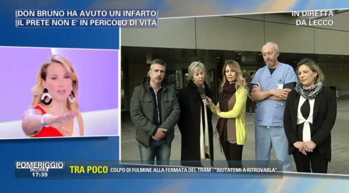 Don Bruno operato, le telecamere della D’Urso al Manzoni