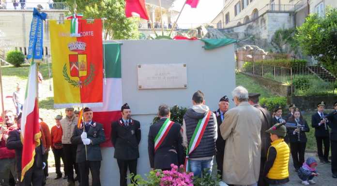 Calolzio commemora il 25 aprile, toccante la lettera di Ripamonti