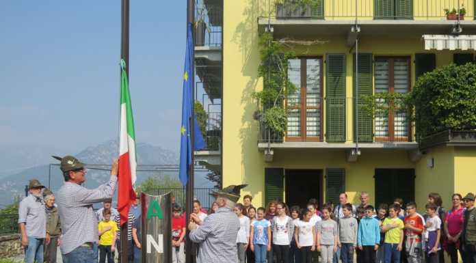 Calolzio. Mattinata con gli alpini per gli alunni di 5° e de La Rugiada