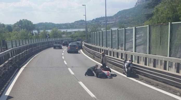 Incidente all’uscita del Barro, ferito un biker di 42 anni