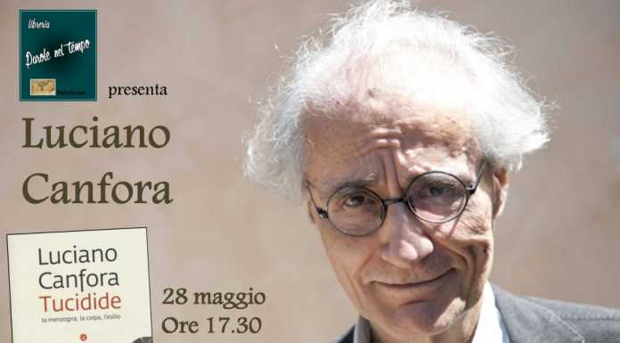 Il prof. Luciano Canfora presenta a Lecco il suo nuovo libro