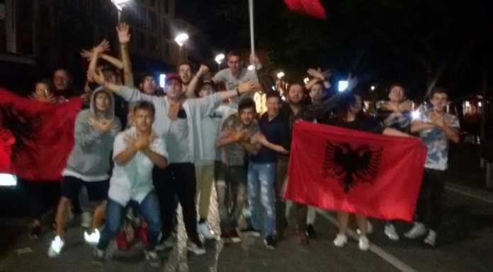 Storica vittoria dell’Albania, festa anche a Lecco
