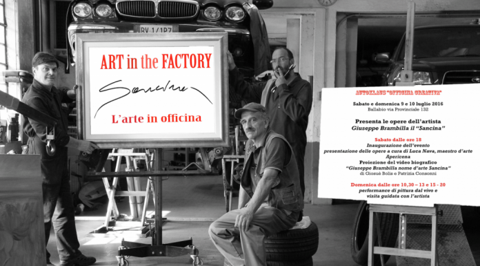 Arriva “Art in the factory”, una galleria d’arte…in officina!