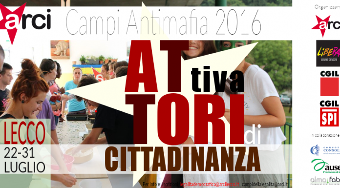 “Estate di legalità”, tutte le iniziative dell’Arci di Lecco