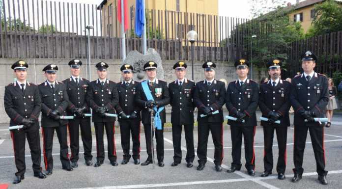 Per il loro servizio nel lecchese, premiati 10 carabinieri