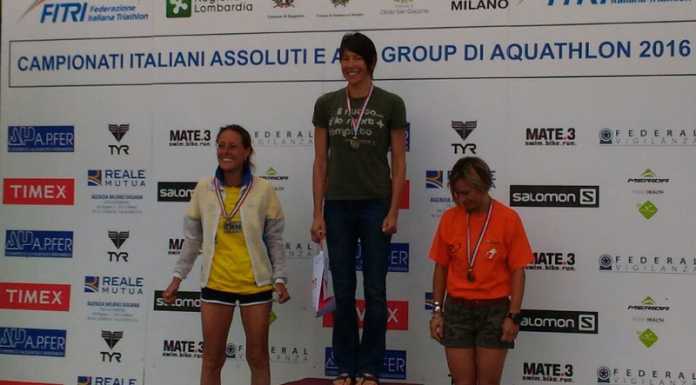 Aquathlon: Valeria e Giuseppe Vergani campioni italiani di categoria