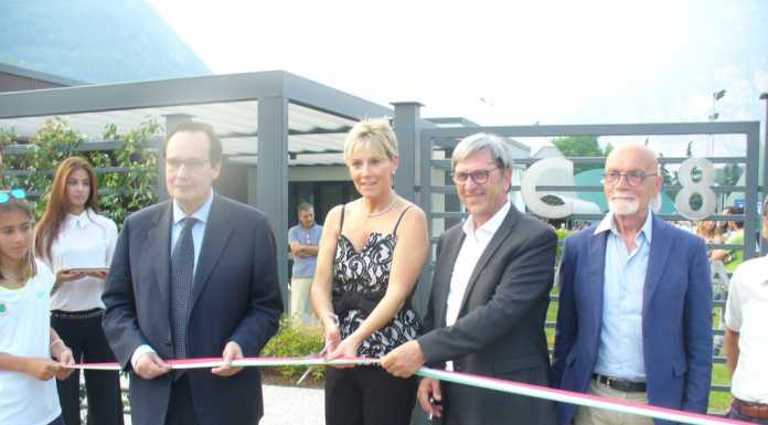 Valmadrera, taglio del nastro per la nuova Club House TC88