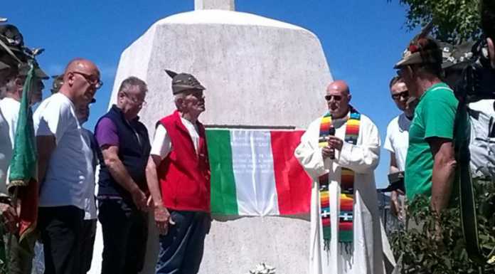 Alpini di Bonacina in festa per il 60° della Croce al Pizzo d’Erna