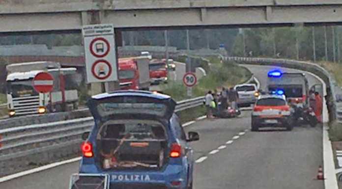 SS36, Incidente in moto a Civate: un ferito, traffico deviato